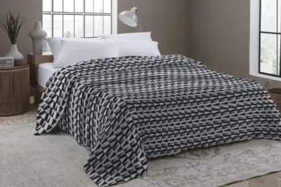 <b>CAMESA Loft Estampado</b> | 1½ Plaza | Microfibra 100% Poliéster | Liviano y Calentito - Imagen 2