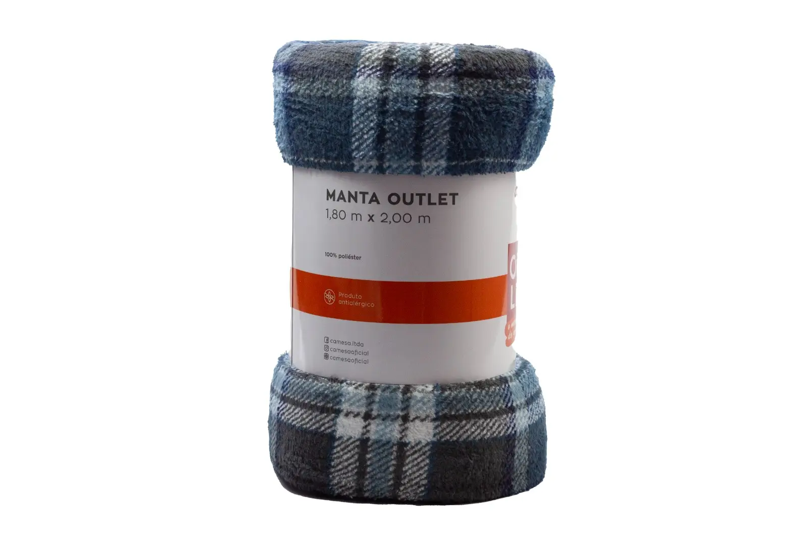 <b>CAMESA Manta Cuadrille Outlet</b> | 100% Poliéster | 1.80x2m | Suave y Calentita - Imagen 2