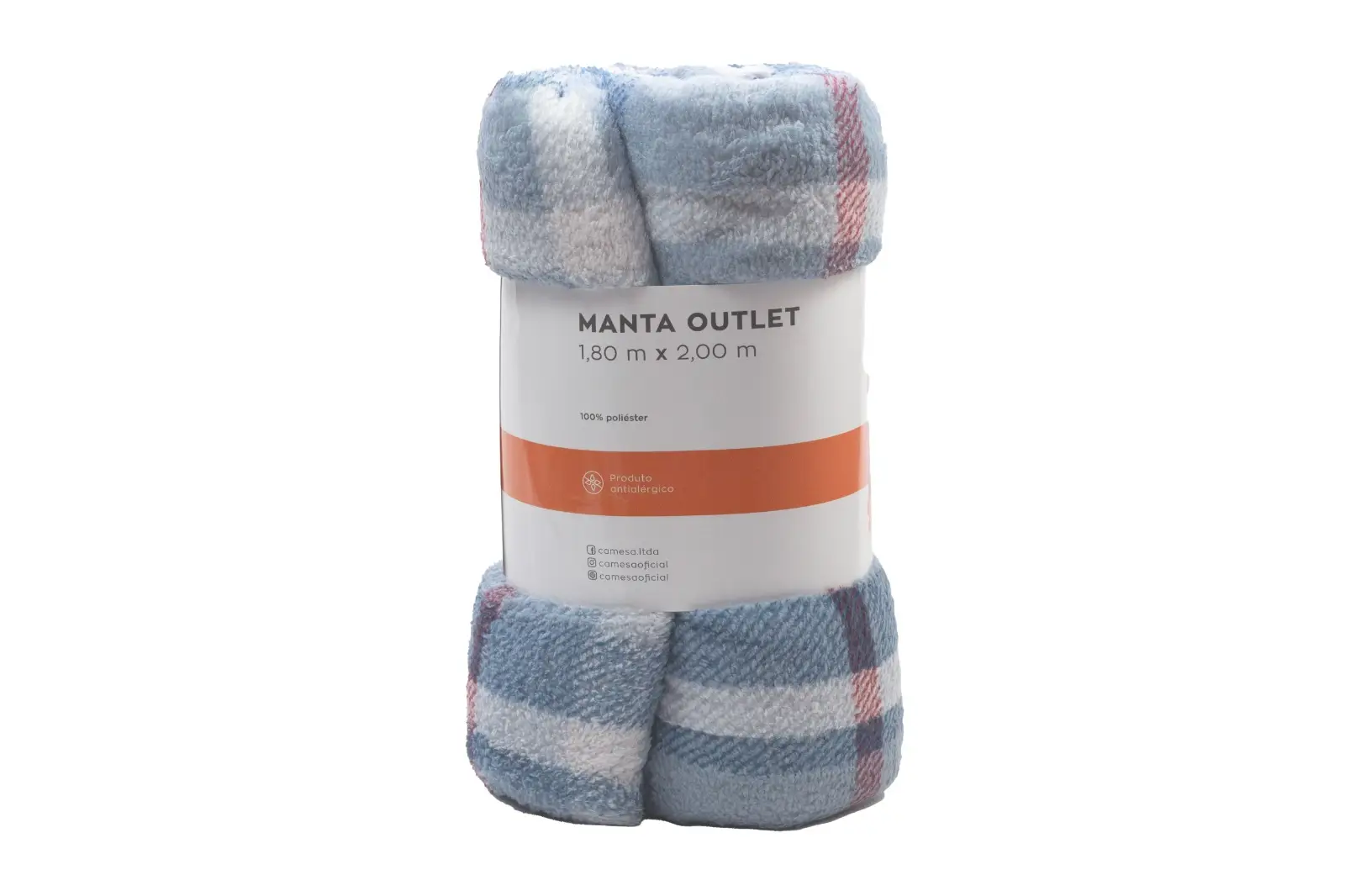 <b>CAMESA Manta Cuadrille Outlet</b> | 100% Poliéster | 1.80x2m | Suave y Calentita
