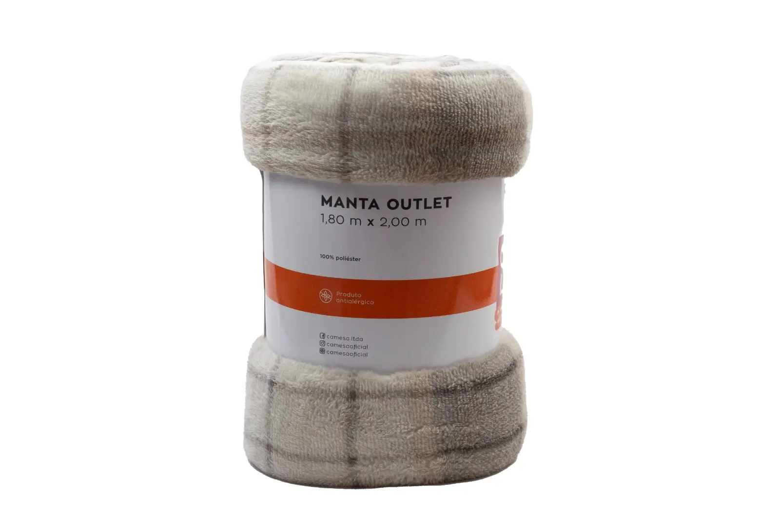 <b>CAMESA Manta Cuadrille Outlet</b> | 100% Poliéster | 1.80x2m | Suave y Calentita - Imagen 7