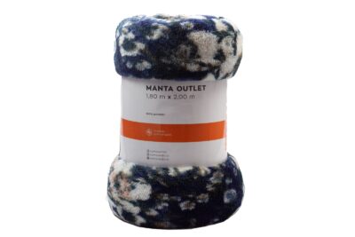 <b>CAMESA Manta Floreada Outlet</b> | 100% Poliéster | 1.80x2m | Suave y Calentita - Imagen 7
